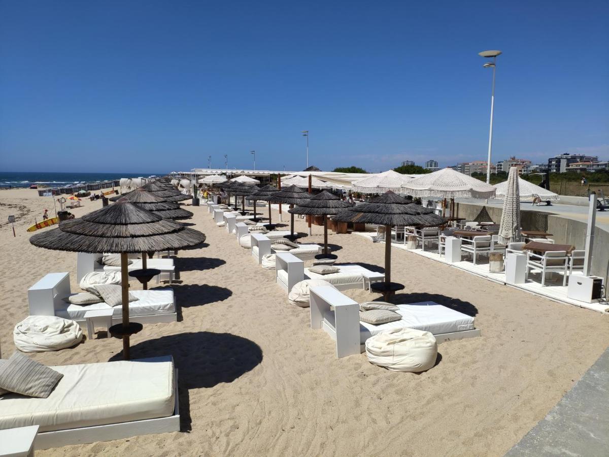 Praia De Vila Do Conde Com Vista A Mar Eksteriør bilde
